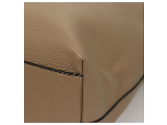 Versace Borsa Tote in Pelle Beige Oro Auth am8882 D'oro - vista 16