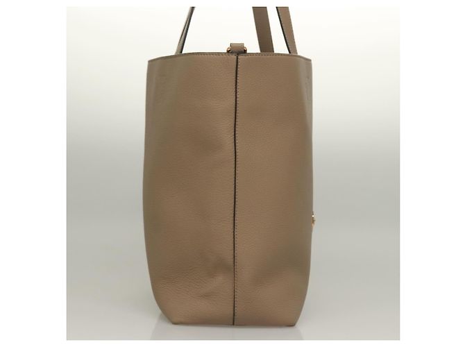 Versace Borsa Tote in Pelle Beige Oro Auth am8882 D'oro - vista 4