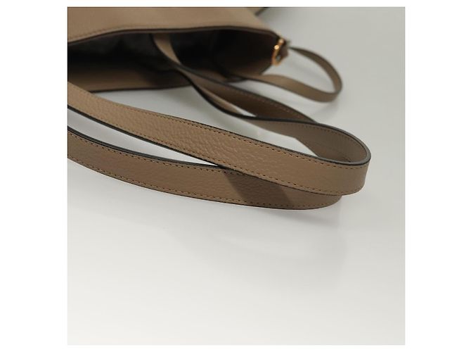 Versace Borsa Tote in Pelle Beige Oro Auth am8882 D'oro - vista 7