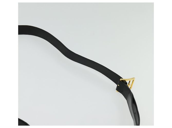 Céline Borsa a mano CELINE in pelle 2 in 1 nera e oro Auth sw1250 Nero D'oro - vista 15