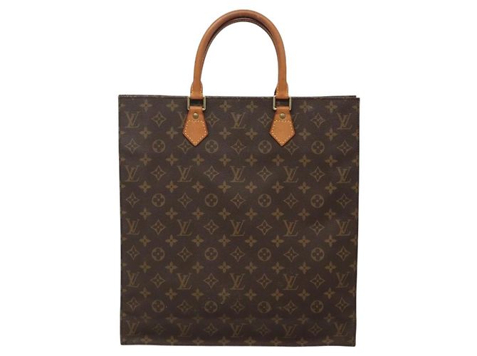 LOUIS VUITTON Borsa Sac Plat Monogram M51140 LV Auth 134040 Monogramma - vista 13