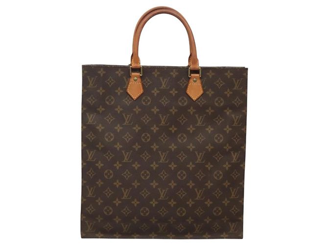 LOUIS VUITTON Borsa Sac Plat Monogram M51140 LV Auth 134040 Monogramma - vista 2