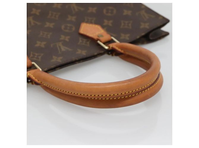 LOUIS VUITTON Borsa Sac Plat Monogram M51140 LV Auth 134040 Monogramma - vista 7