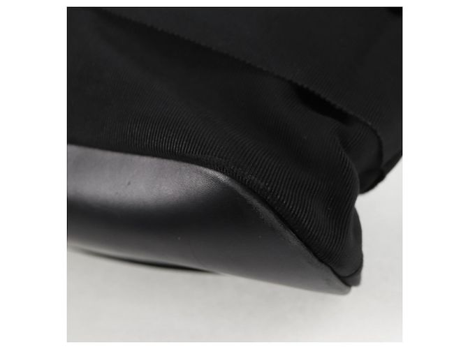 Borsa a Spalla Vala in Tela Nera e Argento di Salvatore Ferragamo Auth bs27291 Nero - vista 15
