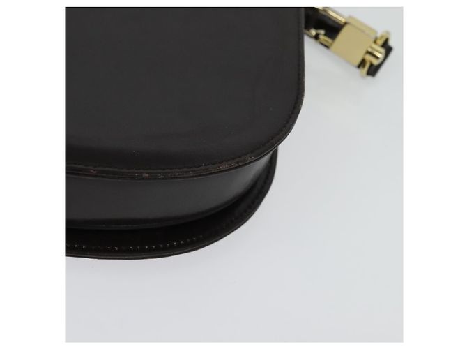 Céline Borsa a Spalla CELINE in Pelle Marrone Oro Auth ep10103 D'oro - vista 17