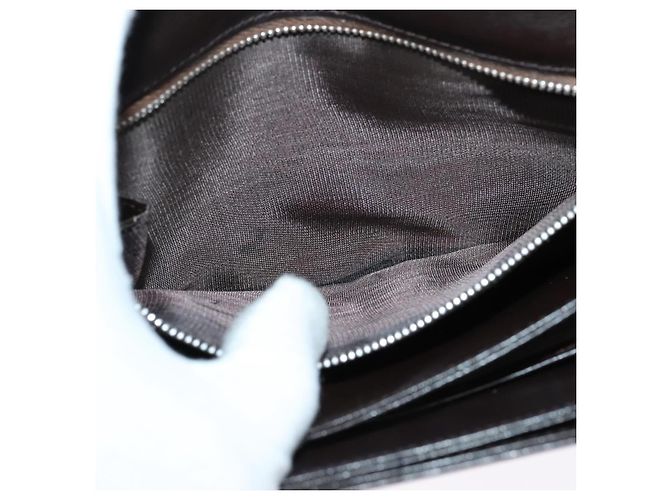 Céline Borsa a Spalla CELINE in Pelle Marrone Oro Auth ep10103 D'oro - vista 23