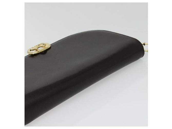 Céline Borsa a Spalla CELINE in Pelle Marrone Oro Auth ep10103 D'oro - vista 6
