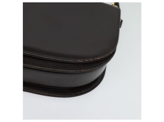 Céline Borsa a Spalla CELINE in Pelle Marrone Oro Auth ep10103 D'oro - vista 9
