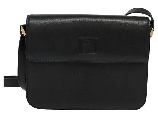 Autre Marque Borsa a Spalla Burberrys in Pelle Nera e Oro Auth ep9991 Nero D'oro - vista 13
