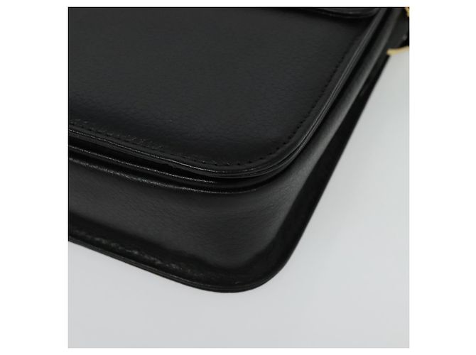 Autre Marque Borsa a Spalla Burberrys in Pelle Nera e Oro Auth ep9991 Nero D'oro - vista 14