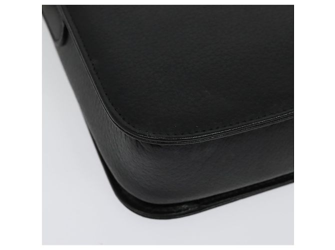 Autre Marque Borsa a Spalla Burberrys in Pelle Nera e Oro Auth ep9991 Nero D'oro - vista 15