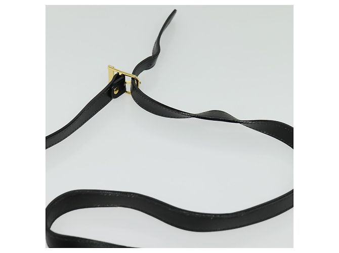 Autre Marque Borsa a Spalla Burberrys in Pelle Nera e Oro Auth ep9991 Nero D'oro - vista 8