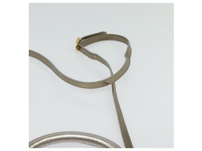 Borsa a mano Salvatore Ferragamo in nylon 2 in 1 grigio oro Auth sw1144 - vista 14