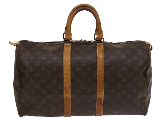 LOUIS VUITTON Borsa Boston Monogram Keepall 45 M41428 LV Auth 135596 Monogramma - vista 2