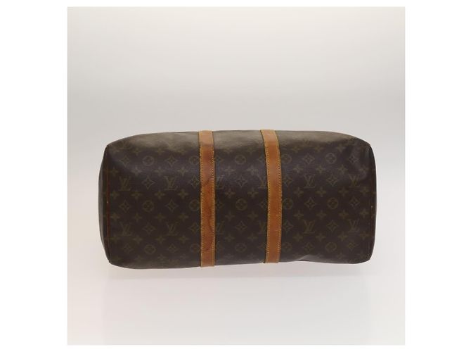 LOUIS VUITTON Borsa Boston Monogram Keepall 45 M41428 LV Auth 135596 Monogramma - vista 5