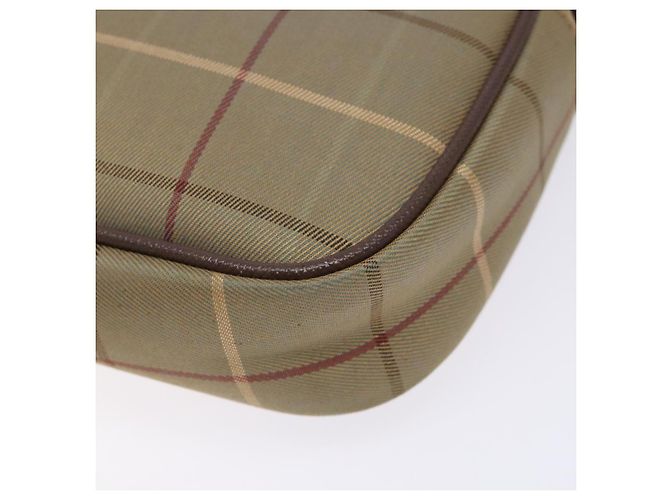 Autre Marque Borsa a Spalla Burberrys Nova Check in Tela Beige Oro Auth ep9949 D'oro - vista 15