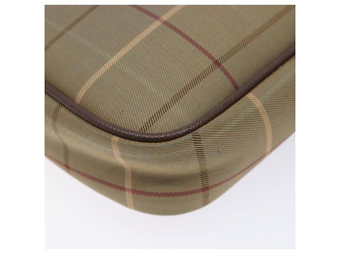 Autre Marque Borsa a Spalla Burberrys Nova Check in Tela Beige Oro Auth ep9949 D'oro - vista 16