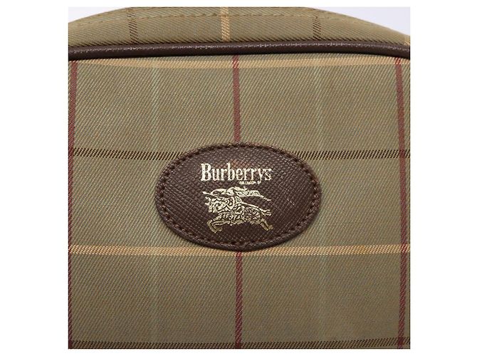 Autre Marque Borsa a Spalla Burberrys Nova Check in Tela Beige Oro Auth ep9949 D'oro - vista 17