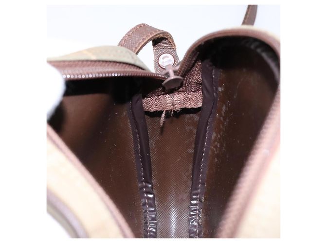 Autre Marque Borsa a Spalla Burberrys Nova Check in Tela Beige Oro Auth ep9949 D'oro - vista 18