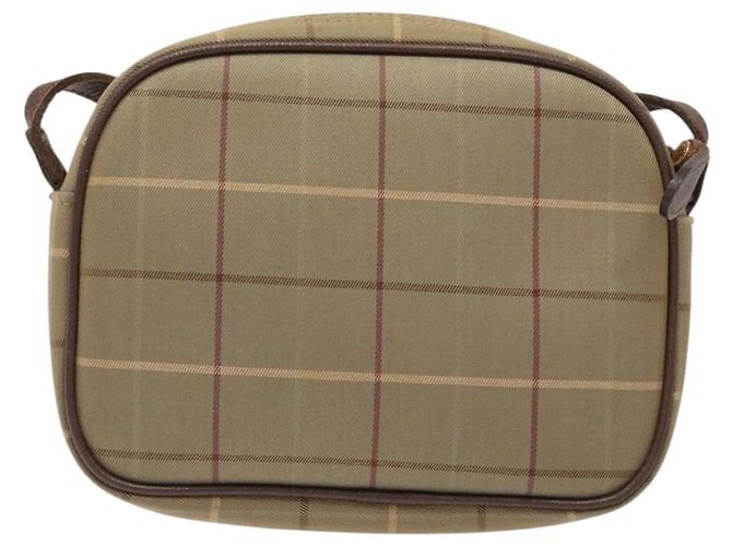 Autre Marque Borsa a Spalla Burberrys Nova Check in Tela Beige Oro Auth ep9949 D'oro - vista 2