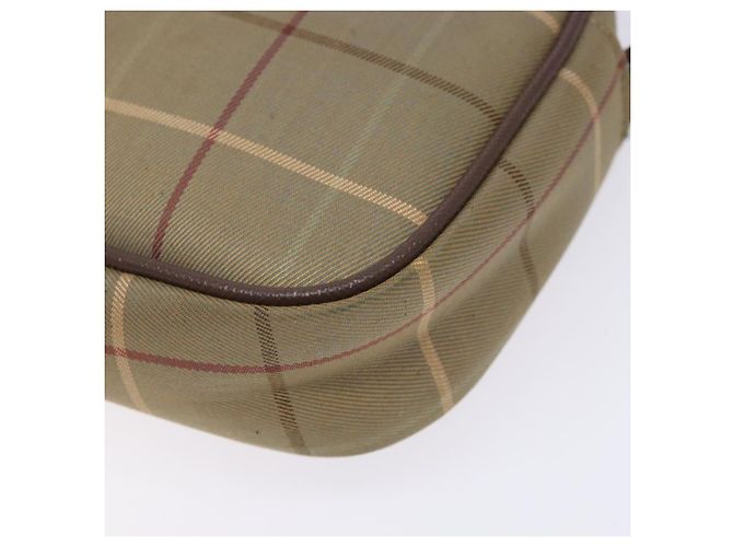 Autre Marque Borsa a Spalla Burberrys Nova Check in Tela Beige Oro Auth ep9949 D'oro - vista 9