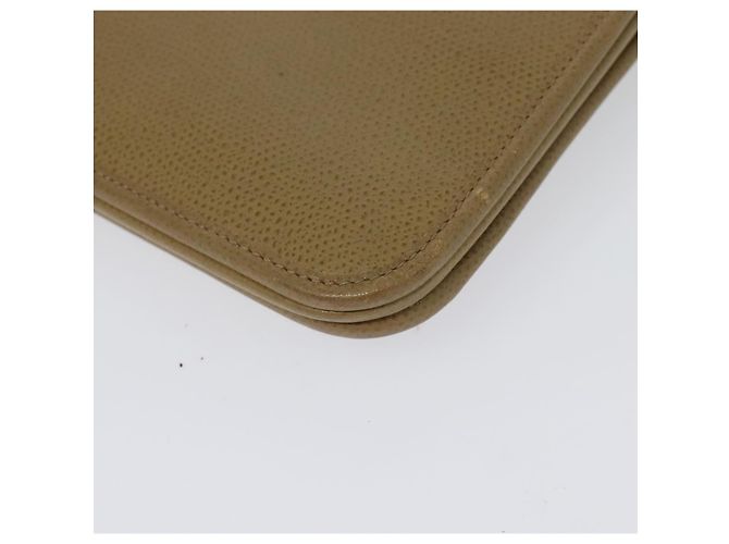 Borsa a Spalla con Catena in Pelle Beige Oro Christian Dior Auth ep9978 D'oro - vista 16