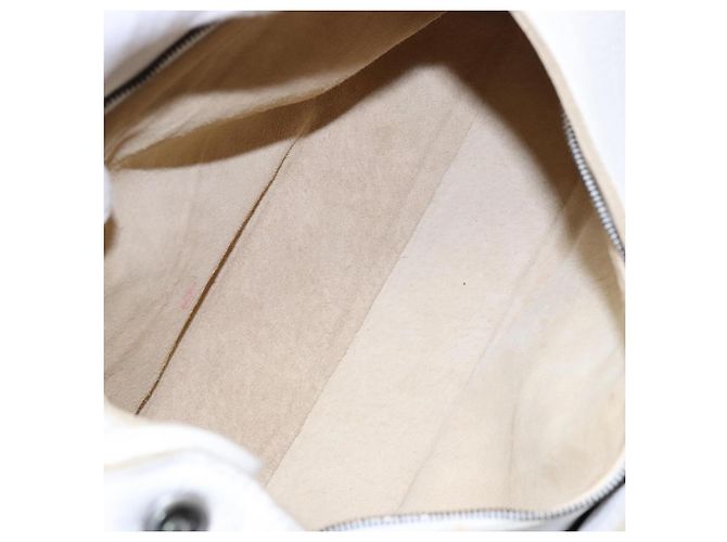 Autre Marque Borsa a Spalla in Pelle Bianca Auth yk18912 di BOTTEGA VENETA Bianco - vista 11