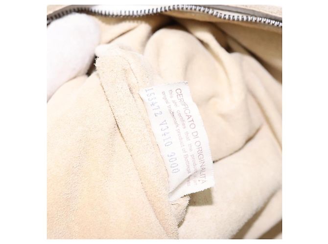 Autre Marque Borsa a Spalla in Pelle Bianca Auth yk18912 di BOTTEGA VENETA Bianco - vista 12