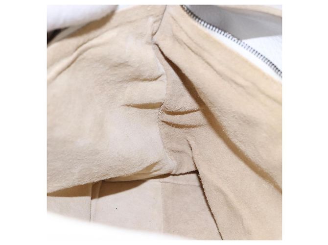 Autre Marque Borsa a Spalla in Pelle Bianca Auth yk18912 di BOTTEGA VENETA Bianco - vista 20