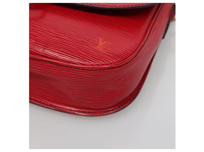 LOUIS VUITTON Borsa a Spalla Epi Saint Cloud GM Rossa M52197 LV Auth 135874 Rosso - vista 15