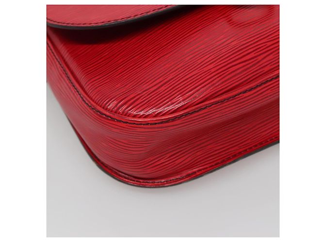 LOUIS VUITTON Borsa a Spalla Epi Saint Cloud GM Rossa M52197 LV Auth 135874 Rosso - vista 16