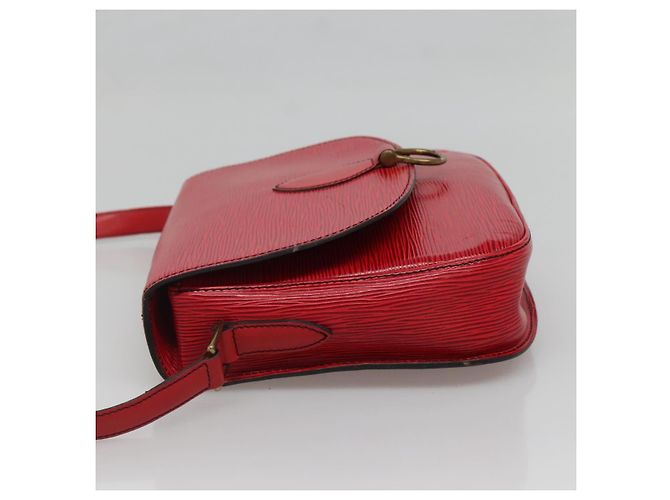 LOUIS VUITTON Borsa a Spalla Epi Saint Cloud GM Rossa M52197 LV Auth 135874 Rosso - vista 3