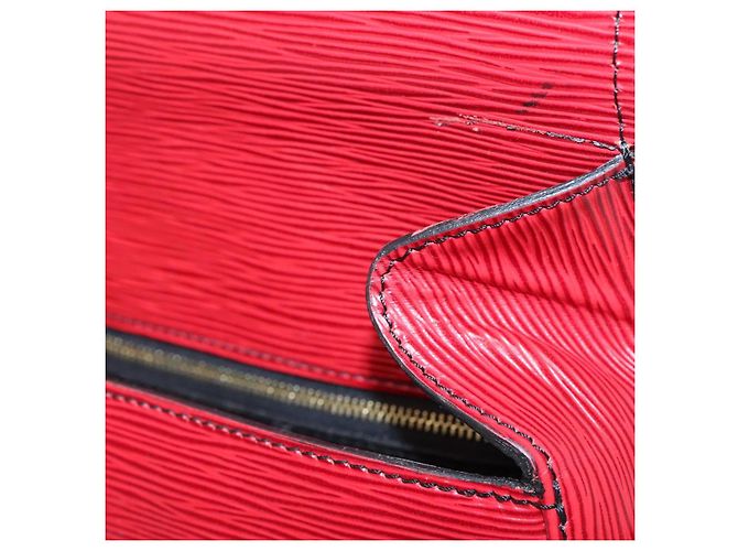 LOUIS VUITTON Borsa a Spalla Epi Saint Cloud GM Rossa M52197 LV Auth 135874 Rosso - vista 8