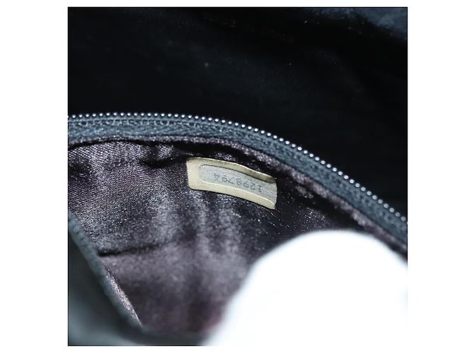 Borsa a Spalla con Catena CHANEL in Pelle Nera Oro CC Auth 133043 Nero D'oro - vista 12