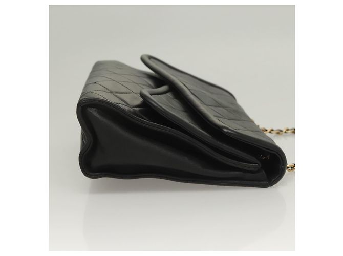 Borsa a Spalla con Catena CHANEL in Pelle Nera Oro CC Auth 133043 Nero D'oro - vista 3