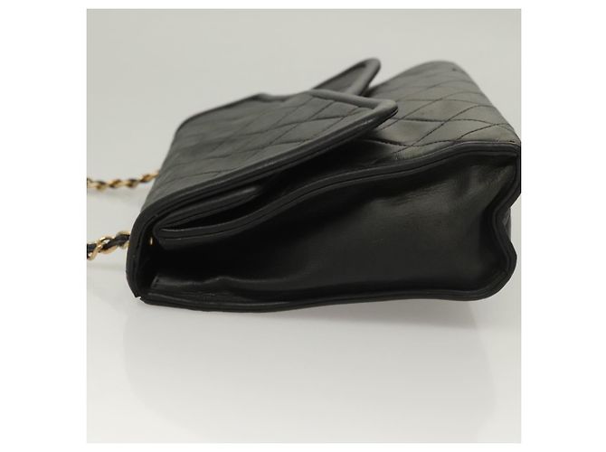 Borsa a Spalla con Catena CHANEL in Pelle Nera Oro CC Auth 133043 Nero D'oro - vista 4