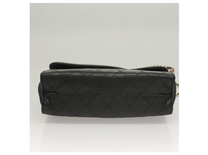 Borsa a Spalla con Catena CHANEL in Pelle Nera Oro CC Auth 133043 Nero D'oro - vista 5