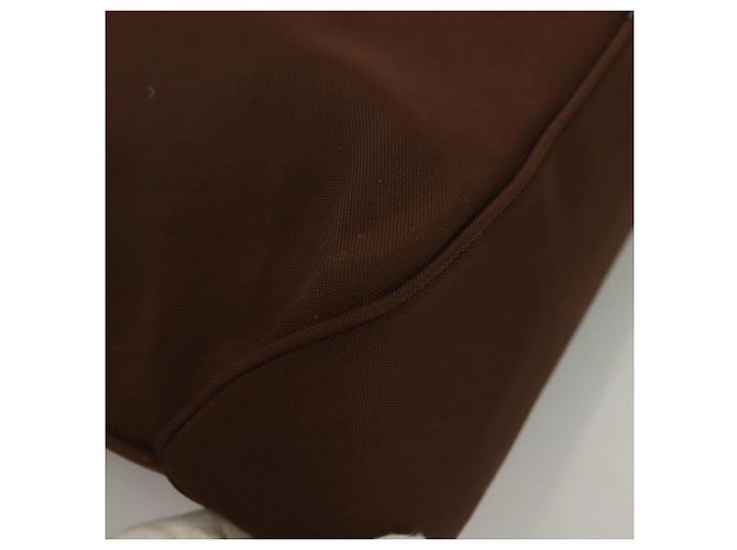 Borsa a Spalla Vala in Tela Marrone Argento di Salvatore Ferragamo Auth bs28308 - vista 8