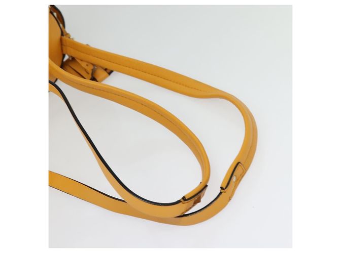 Sac à dos en cuir Valentino avec clous jaune argent authentique BA3815 Argenté - vue 7