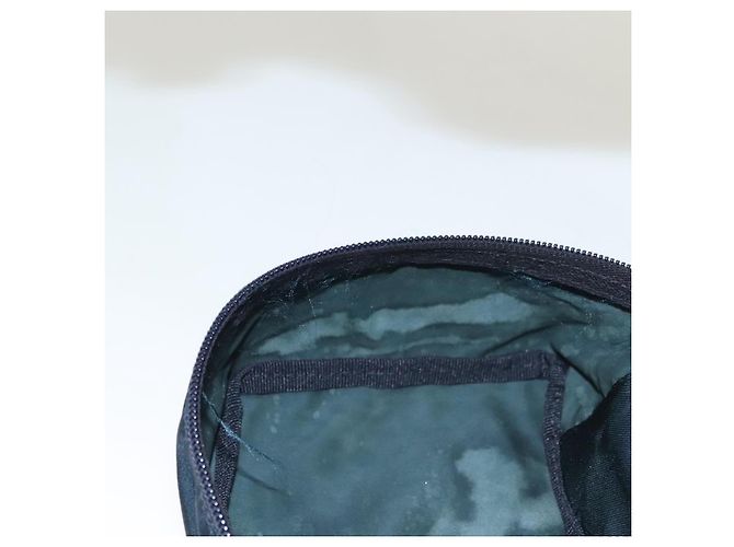 Bolso de mano de nylon PRADA azul marino plata Auth sw1292 - vista 21