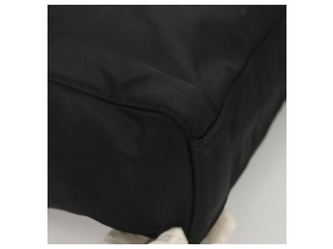 PRADA Borsa a mano in nylon nero chiaro Auth am8816 - vista 14