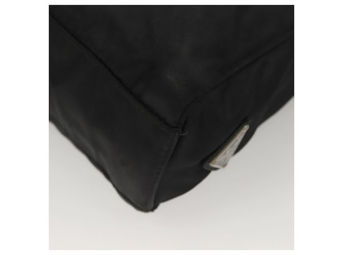 PRADA Borsa a mano in nylon nero chiaro Auth am8816 - vista 15