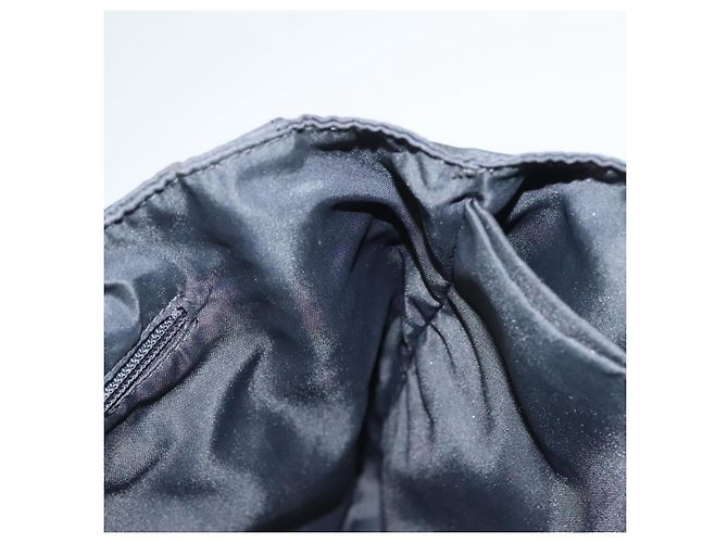 PRADA Borsa a mano in nylon nero chiaro Auth am8816 - vista 19