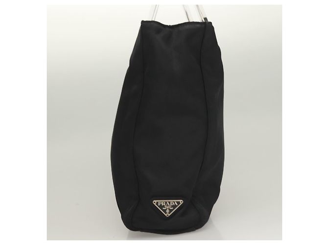PRADA Borsa a mano in nylon nero chiaro Auth am8816 - vista 4