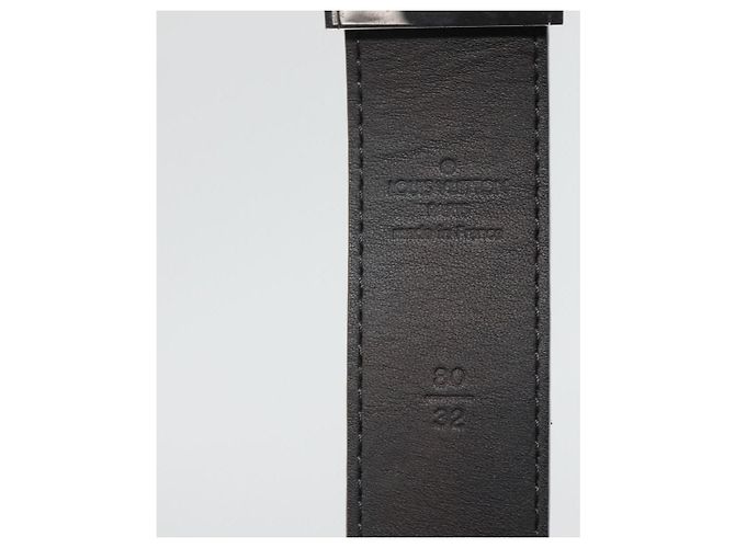 LOUIS VUITTON Damier Ebene Quadratgürtel 36,6"" LV Auth sw1302 - Ansicht 12