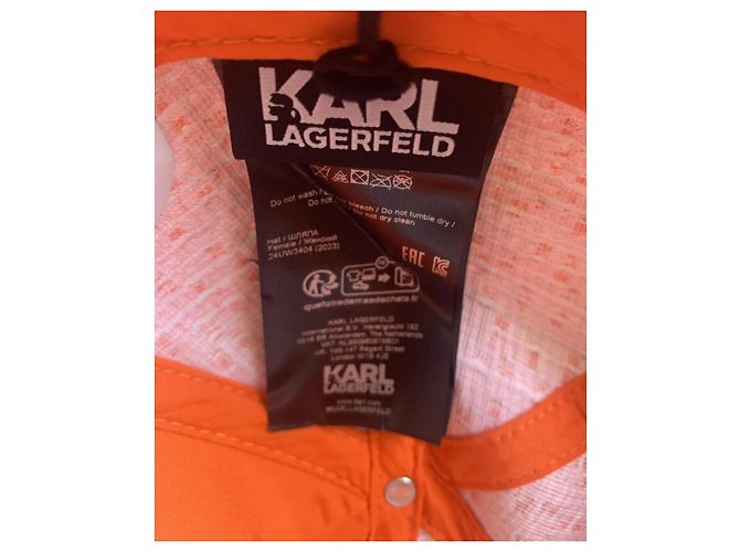 Karl Lagerfeld Tweed Cap Orange - Ansicht 7