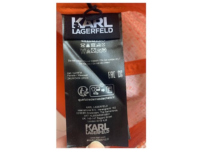 Karl Lagerfeld Tweed Cap Orange - Ansicht 8