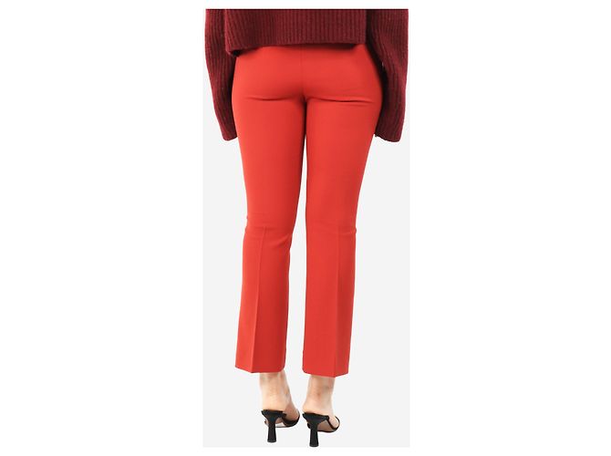 Max Mara Rust red wool trousers - size UK 8 - view 3