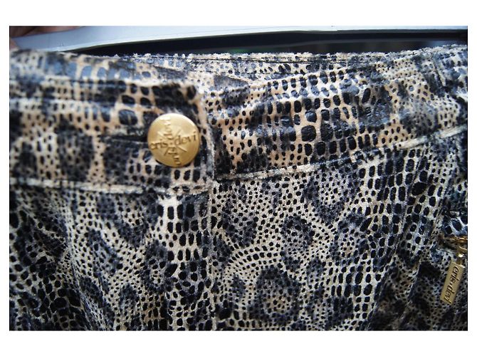 Autre Marque Calças com estampa de leopardo elásticas poliéster 38 fr - Ansicht 8
