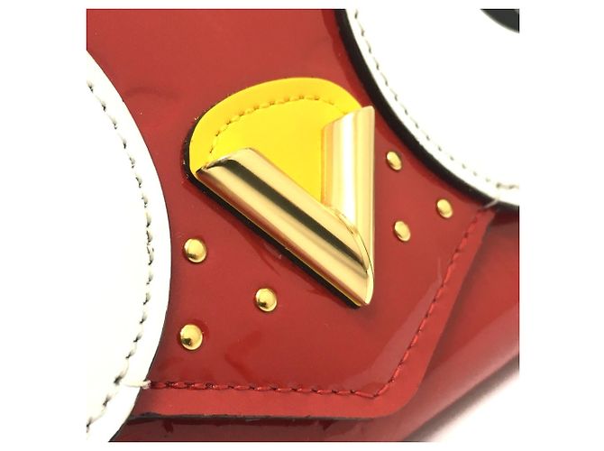 Cartera Larga Sarah Bird en Monogram Vernis Louis Vuitton Roja Fucsia - vista 5